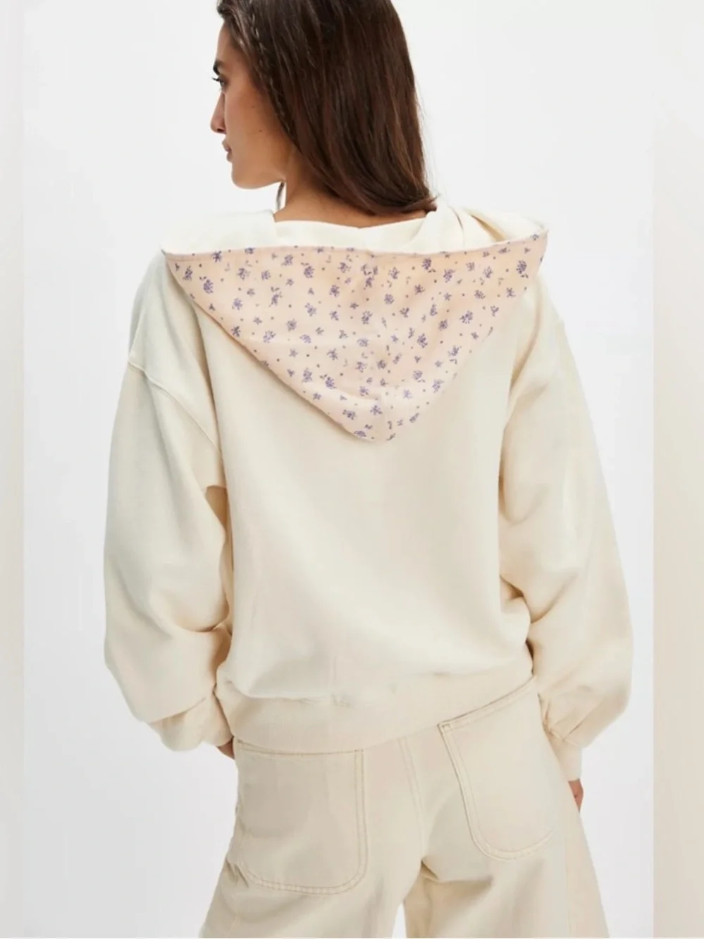 Free People Headscarf Hoodie